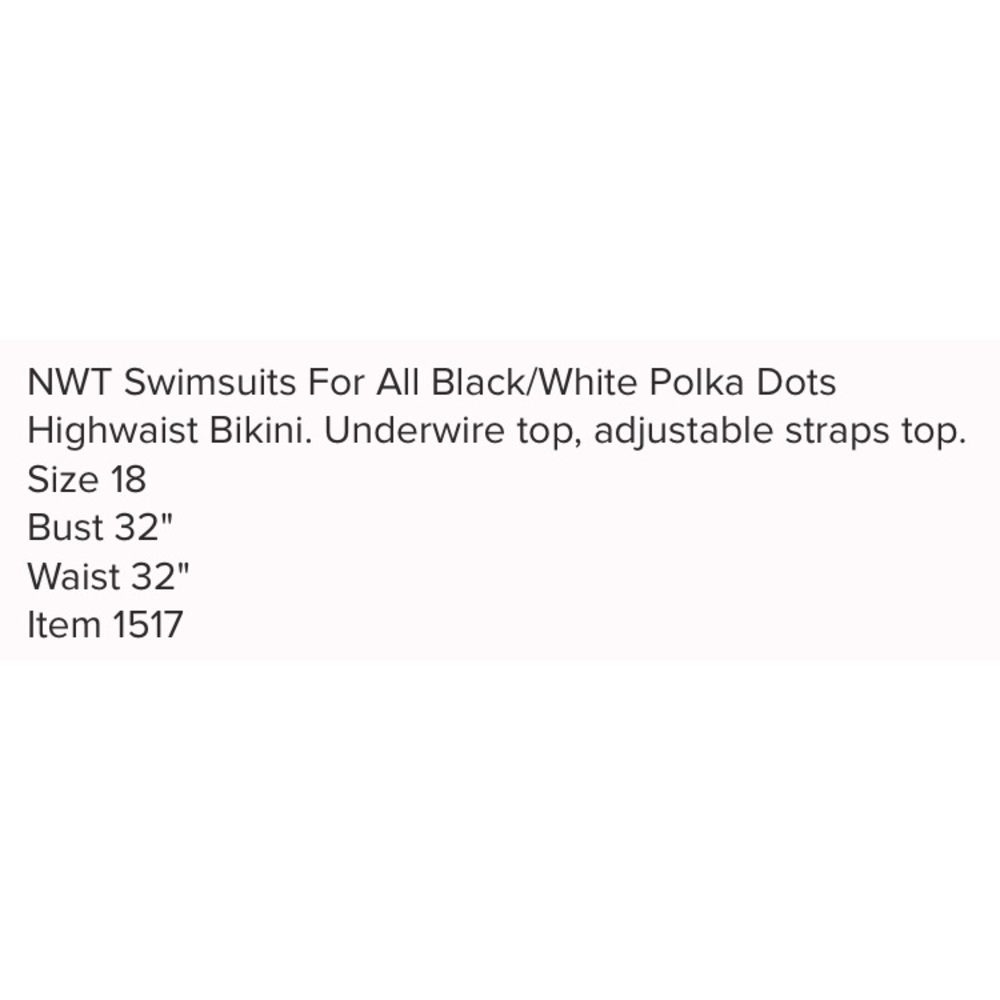 NWT bikini top with high waisted bottoms - Picture 5 of 5